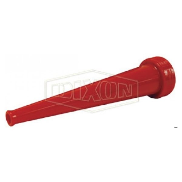 Plain Nozzle, 1-1/2 in Inlet, Polycarbonate Body, For Use with Hose